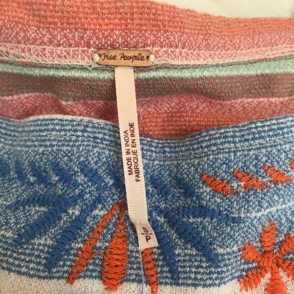SOLD NWT free people vintage striped cotton top! - Picture 5 of 7